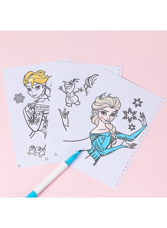 Dress Up Game Set Princess Fantasy Makeup, Pretty Pretty Princess Game, Girls Toy Kit with Dress Up Set, DIY Paper Makeup Arts and Crafts for Kids 4-6 - Image 4